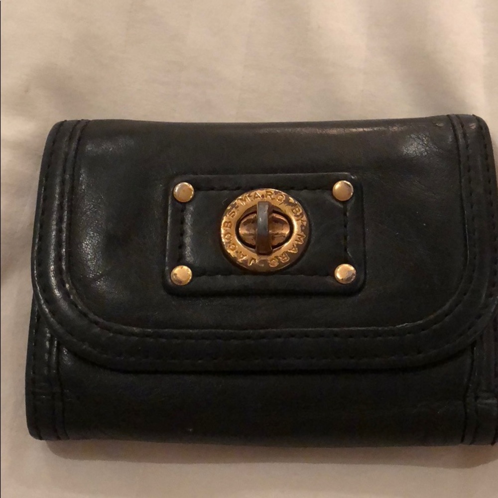 Marc by Marc Jacobs black leather wallet